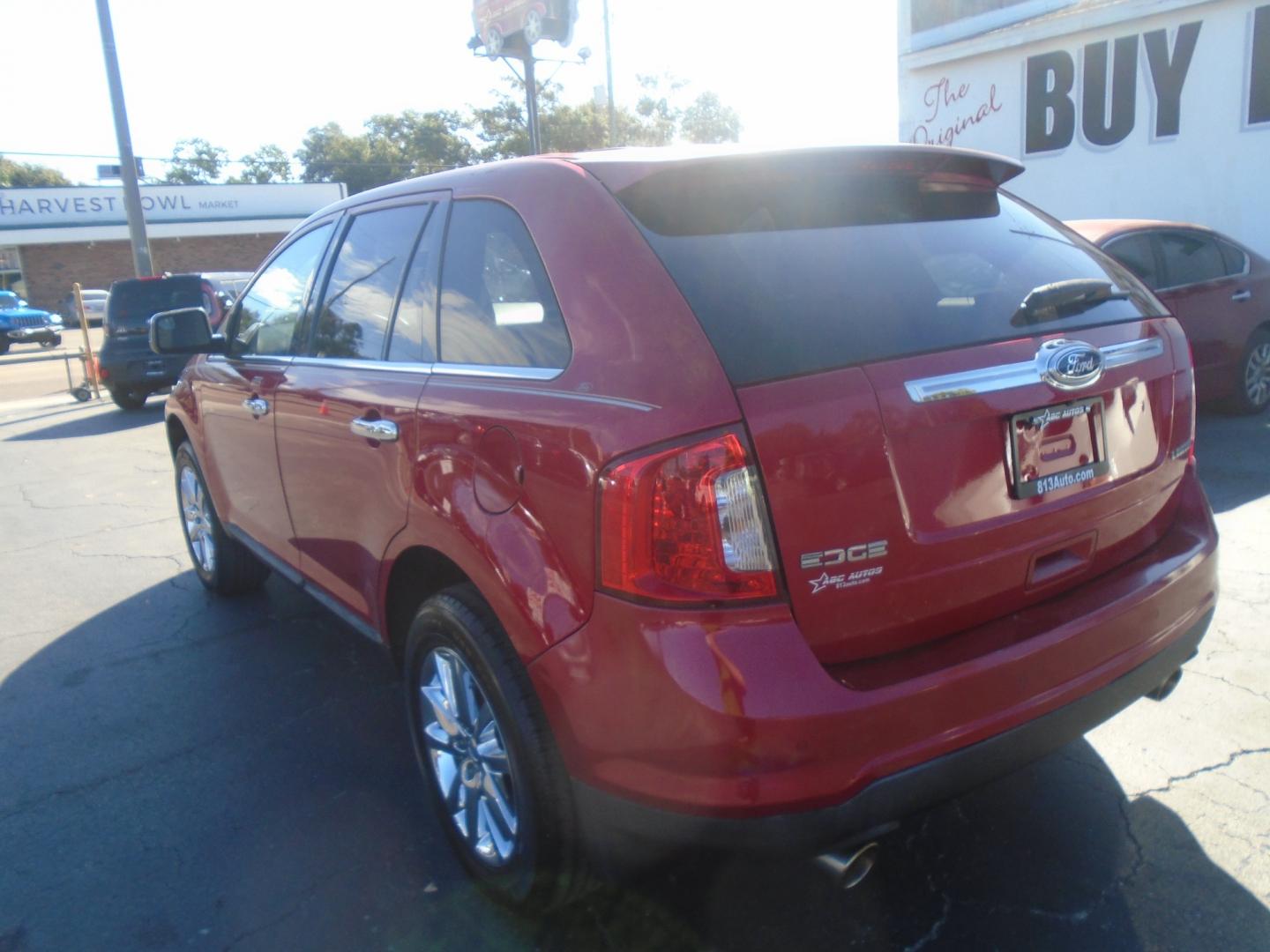 2011 Red /Black Ford Edge Limited FWD (2FMDK3KC9BB) with an 3.5L V6 DOHC 24V engine, 6-Speed Automatic transmission, located at 6112 N Florida Avenue, Tampa, FL, 33604, (888) 521-5131, 27.954929, -82.459534 - Photo#4